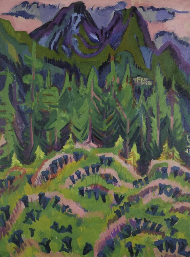 Schiahorner con genciana, Ernst Ludwig Kirchner