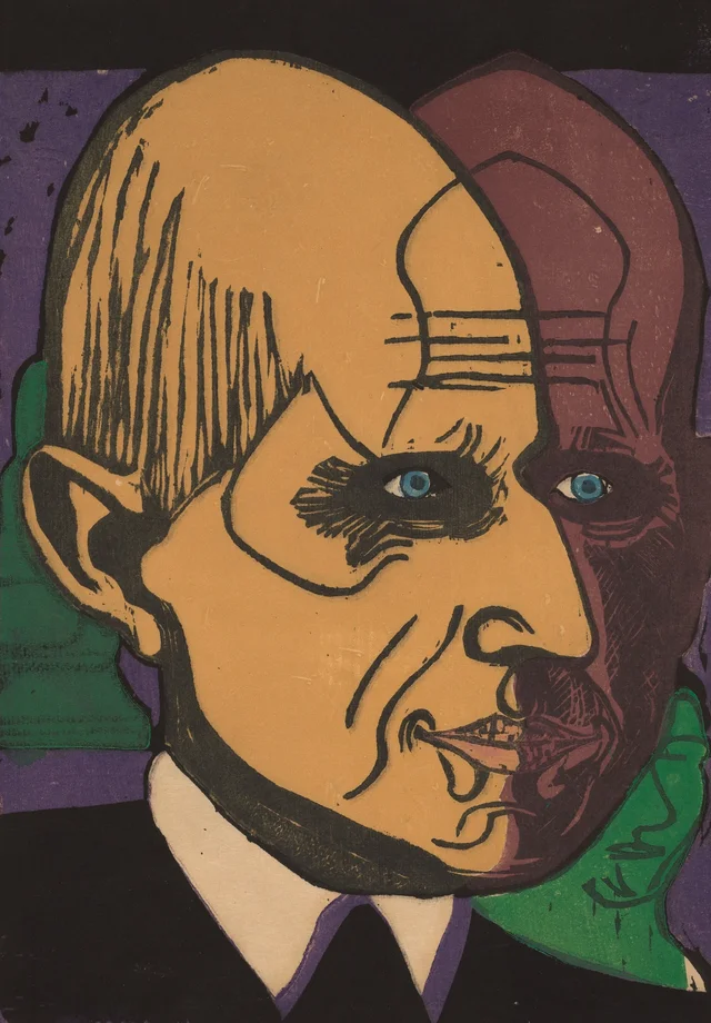 Cabeza del Dr. Bauer, Ernst Ludwig Kirchner
