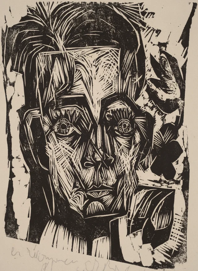 Tête du Dr Robert Binswanger (l'étudiant)