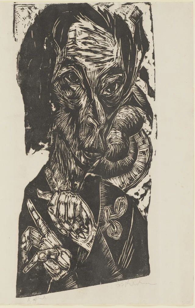 Tête du malade (autoportrait)
