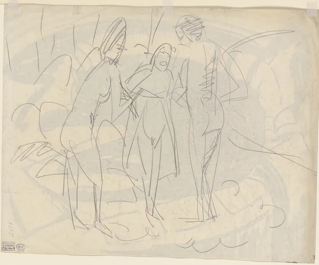 Three Standing Nudes