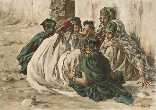Girls' Games at Laghouat, Étienne Dinet