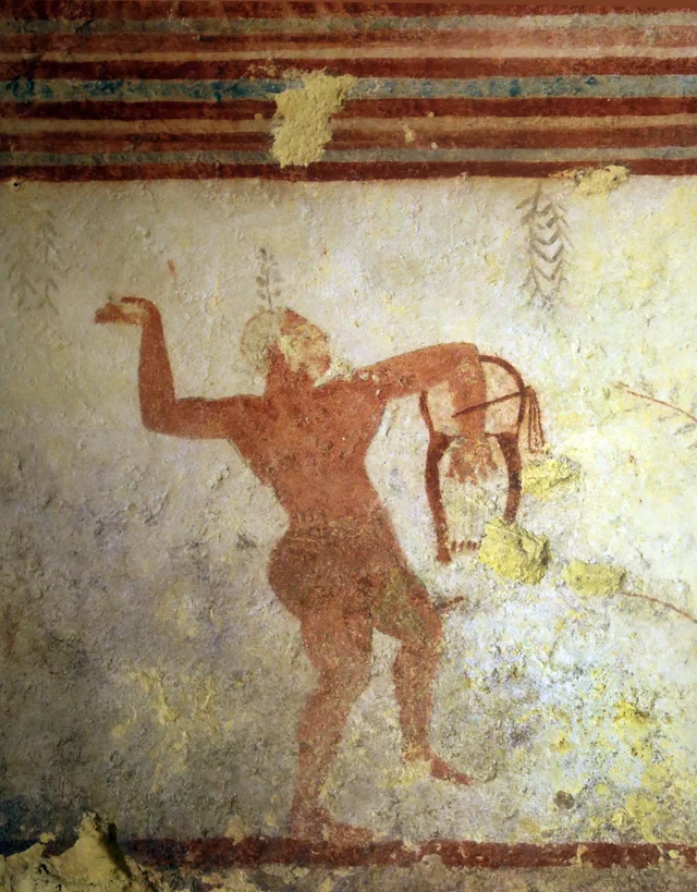 Dancer with a lyre, Etruscans