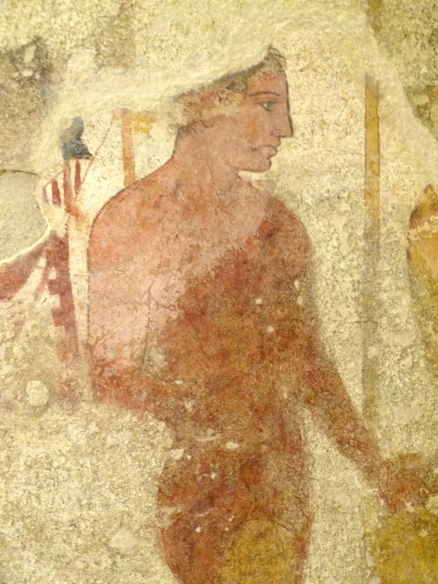 Figure in profile (Golini Tomb I), Etruscans