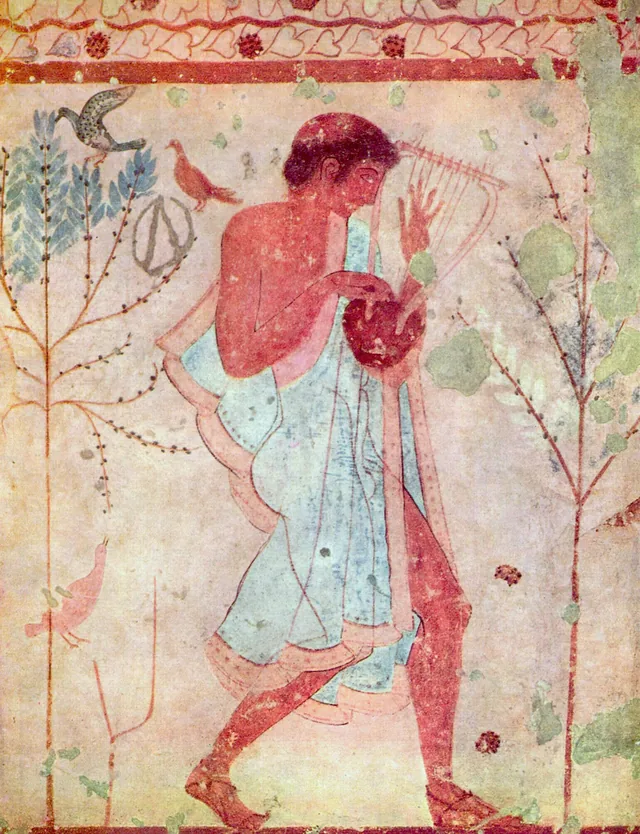 Lyre player (Tomb of the Triclinium)