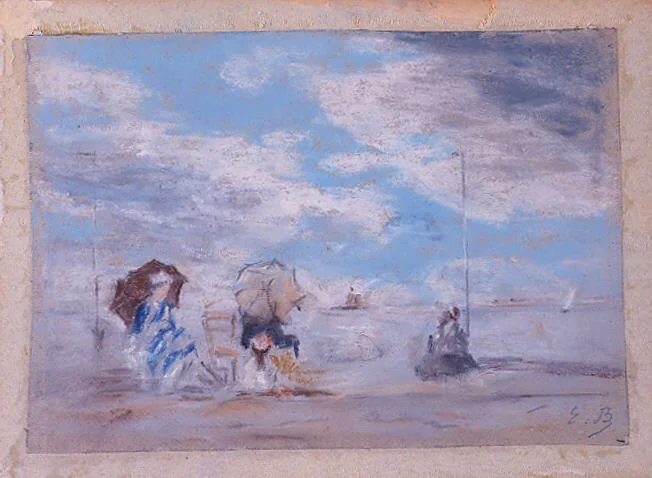 Beach Scene, Eugène Boudin