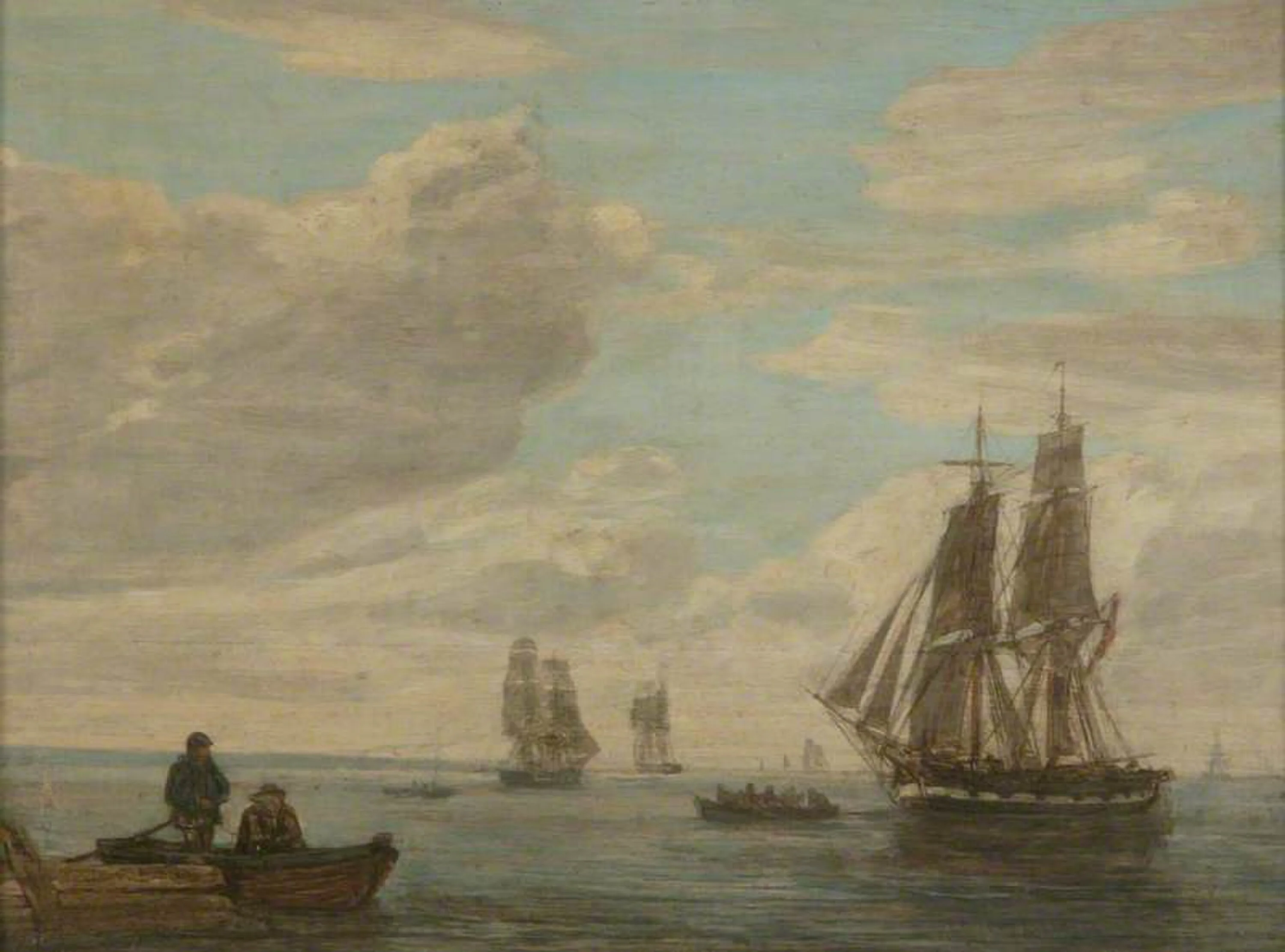 A Calm, Eugène Boudin