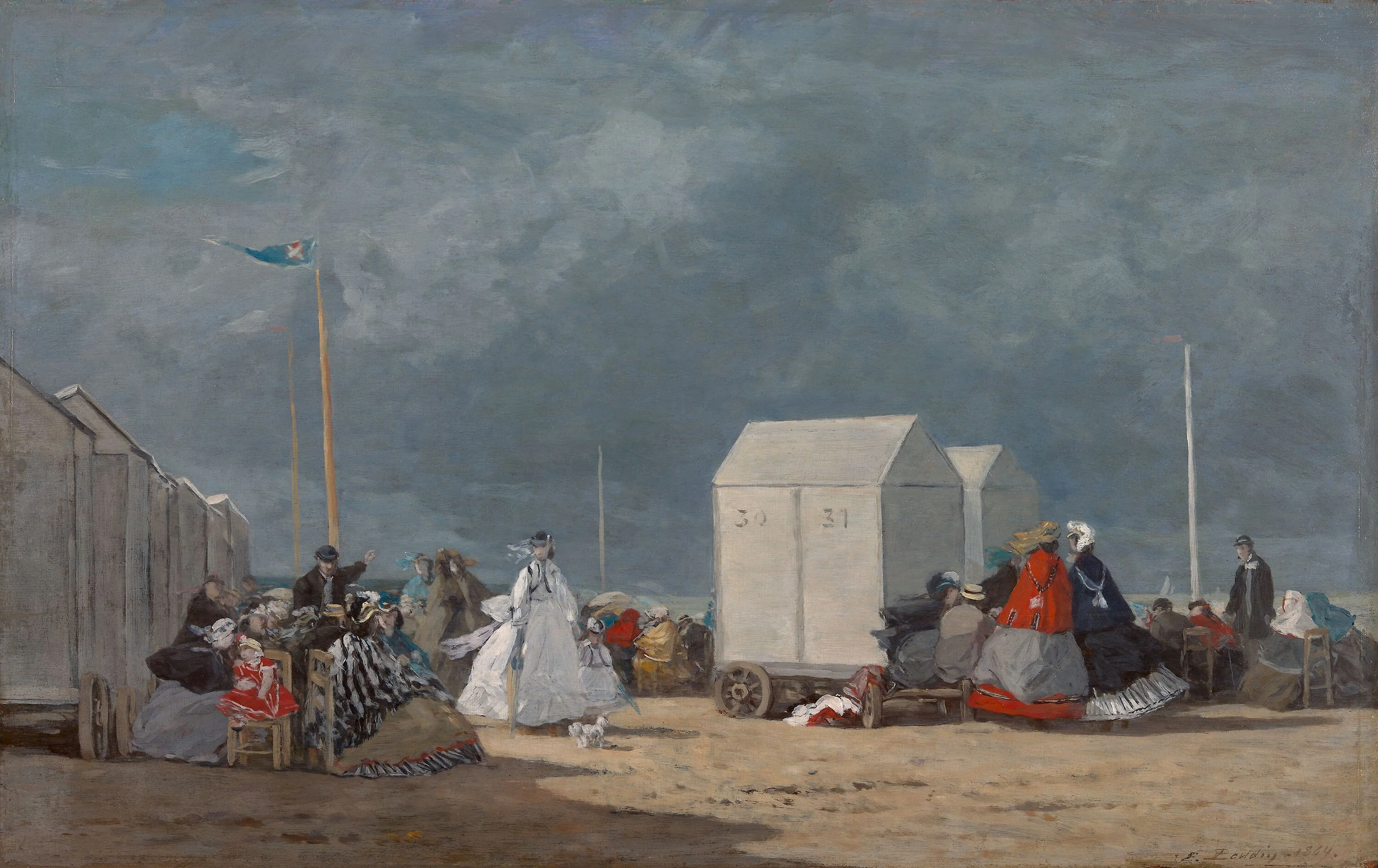 Approaching Storm, Eugène Boudin