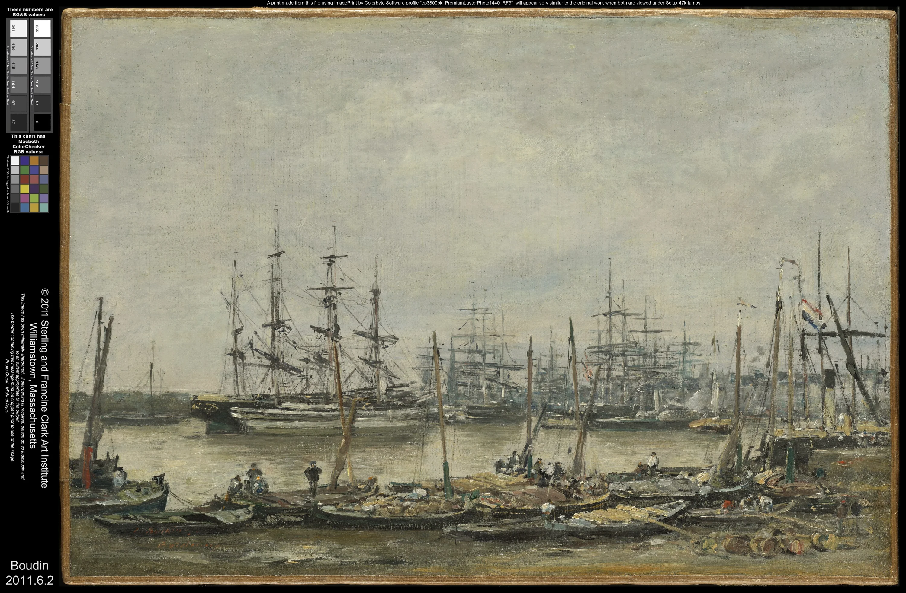 Bordeaux, the Quais, Eugène Boudin