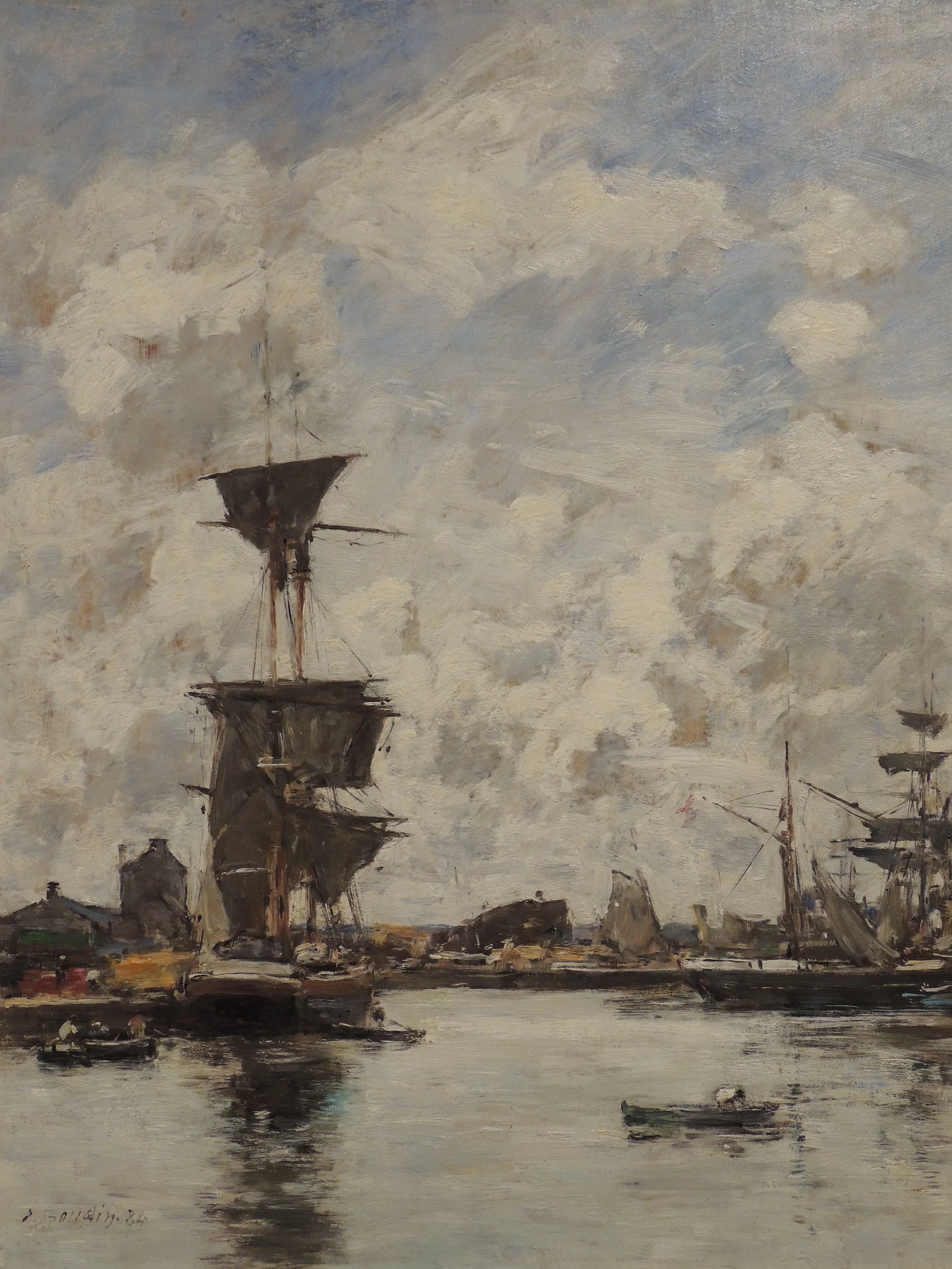Deauville, le bassin, Eugène Boudin