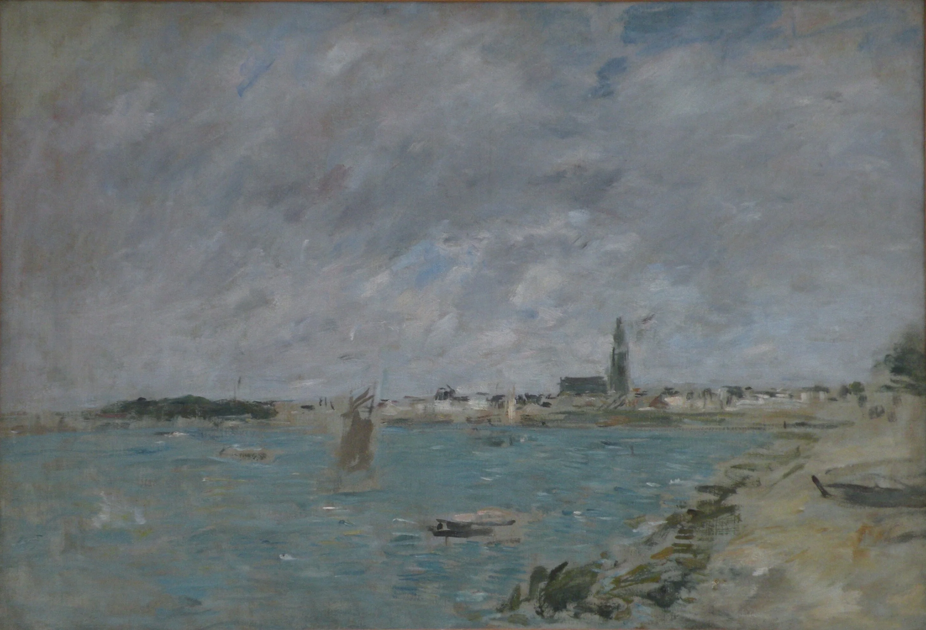 Le Croisic - Vue générale prise de Pembron, Eugène Boudin