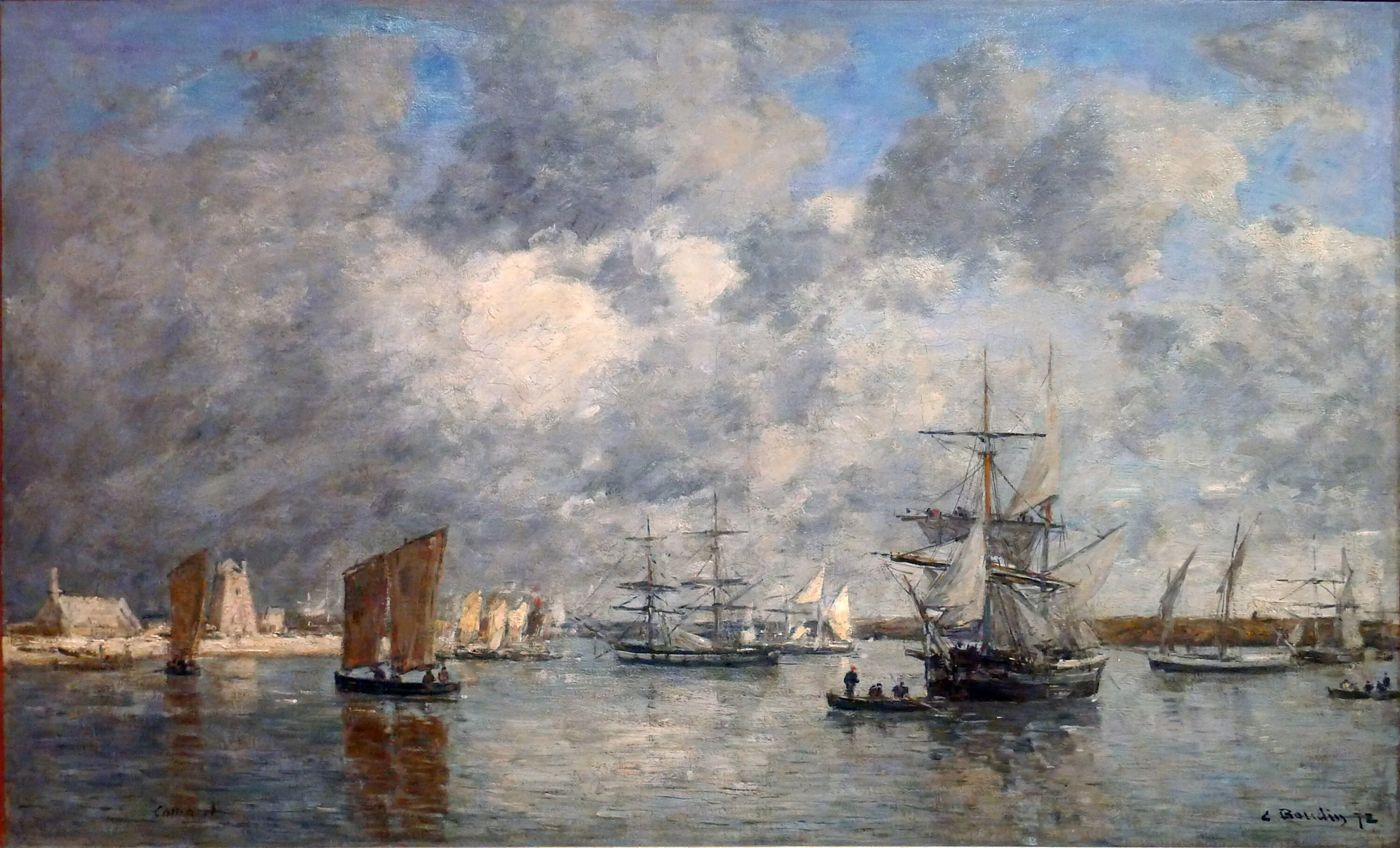 Le port de Camaret, Eugène Boudin
