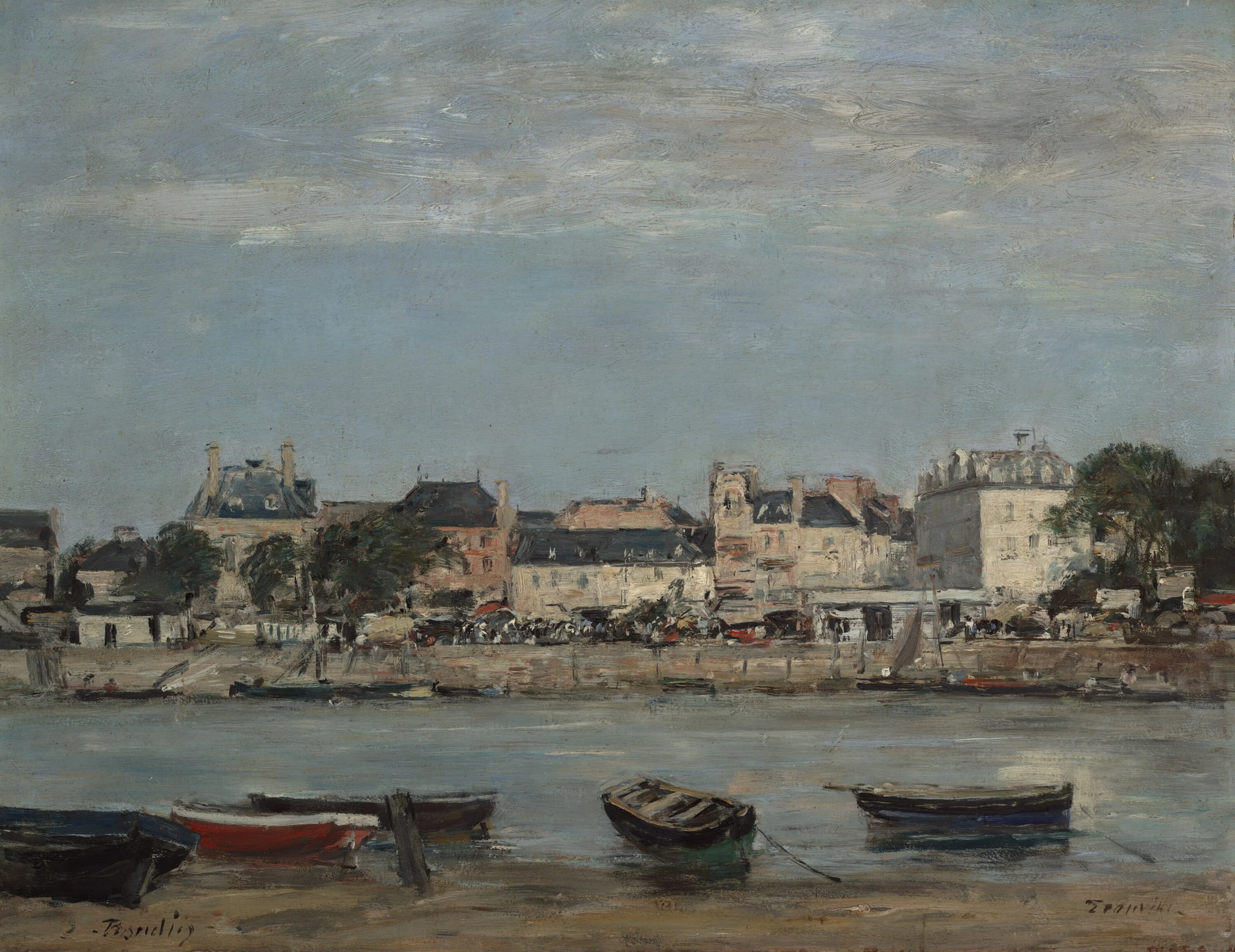 Le port de Trouville, Eugène Boudin
