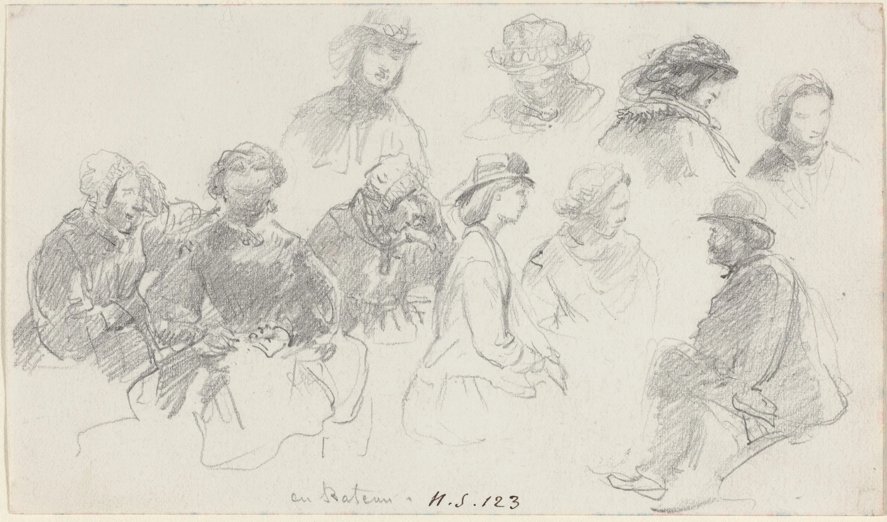 Passengers on Shipboard, Eugène Boudin