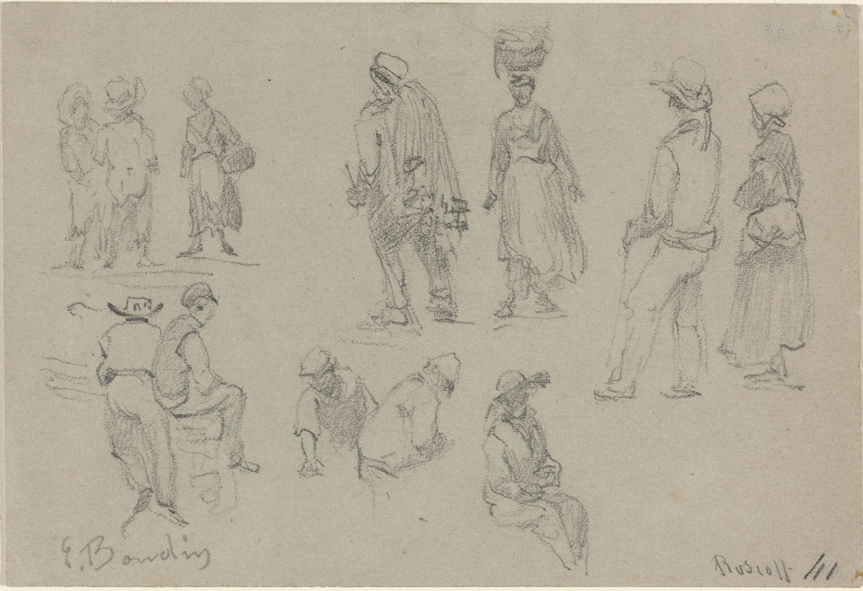Provincial Figures, Eugène Boudin