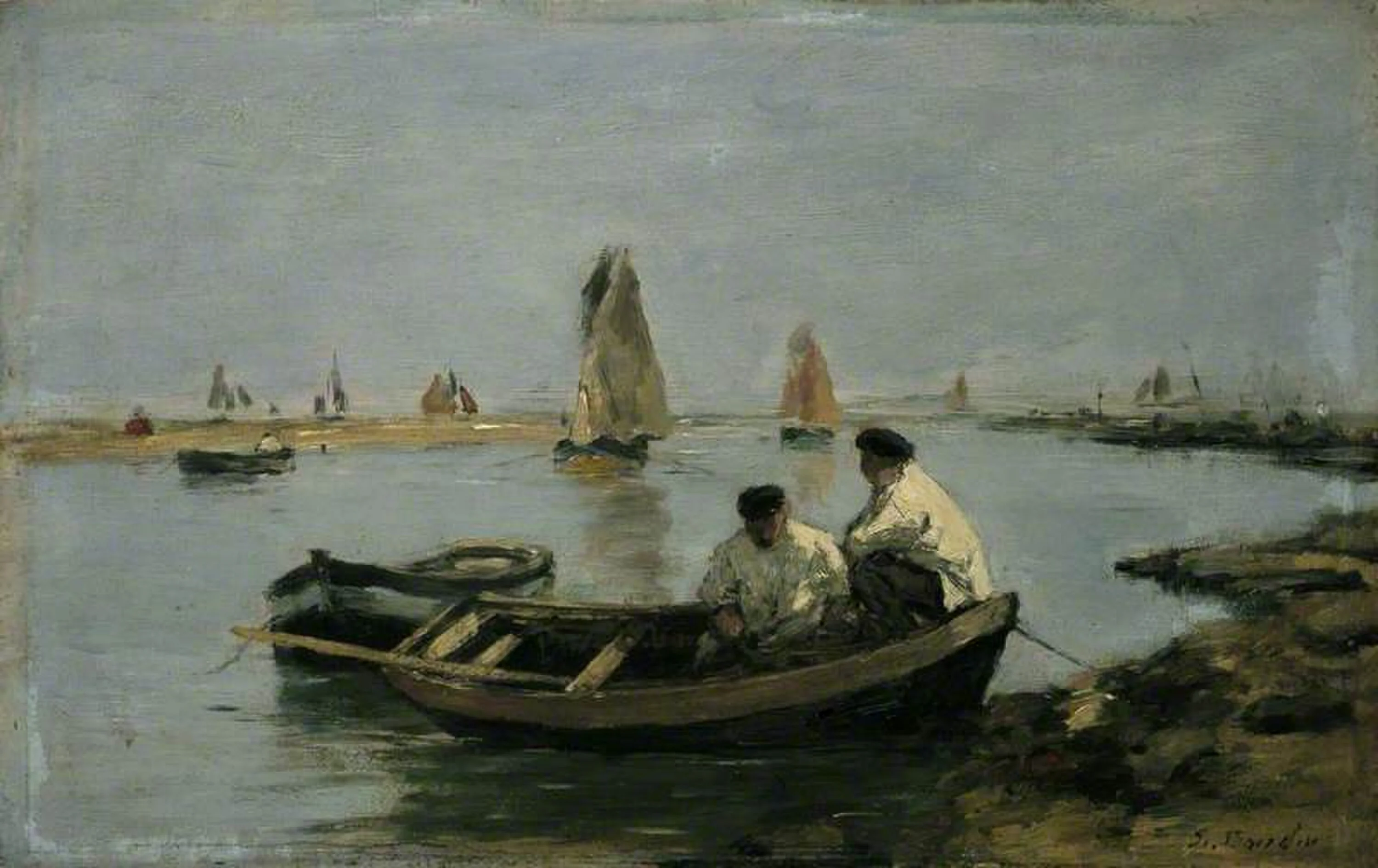 The Estuary, Eugène Boudin