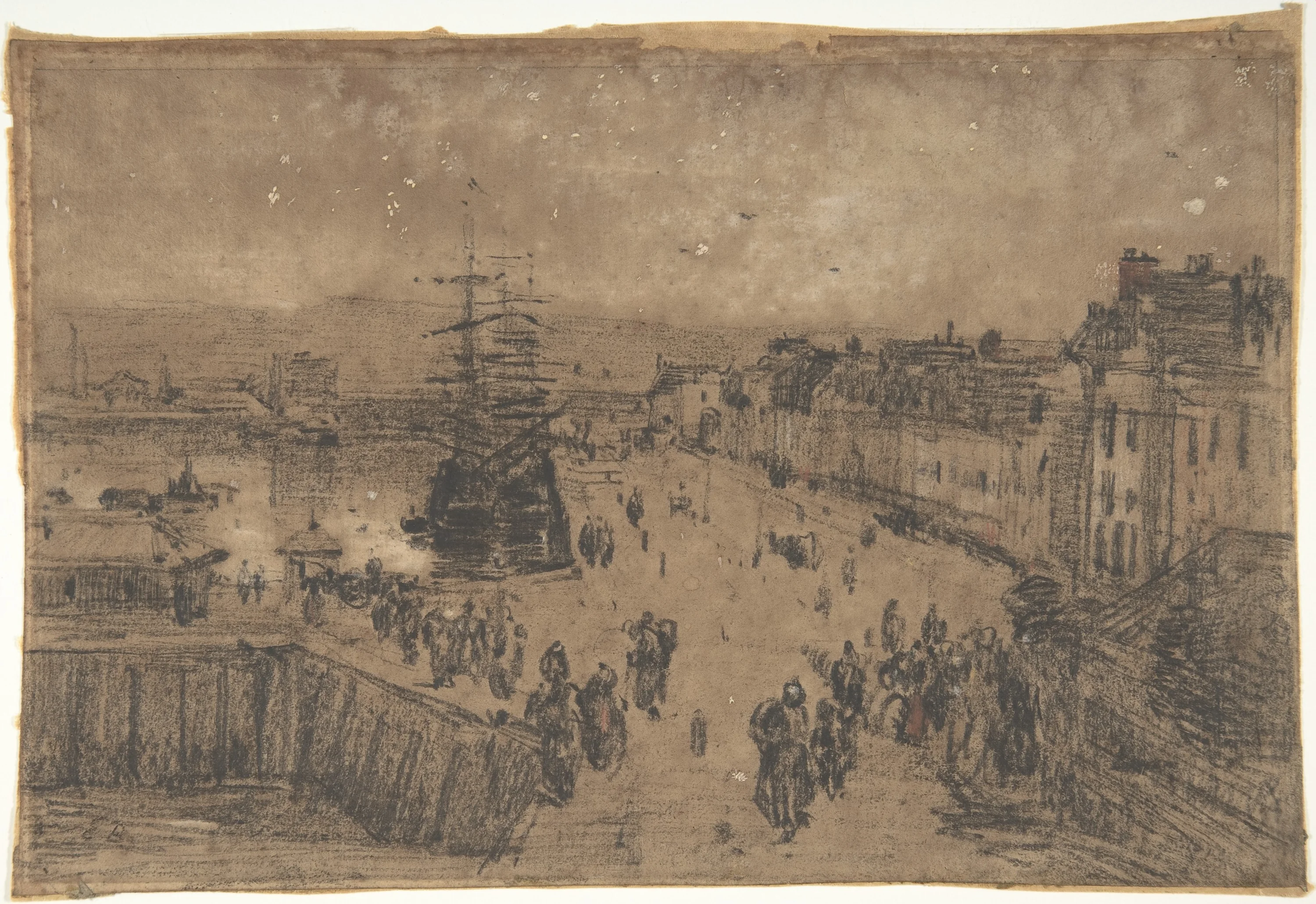 The Port, Trouville, Eugène Boudin