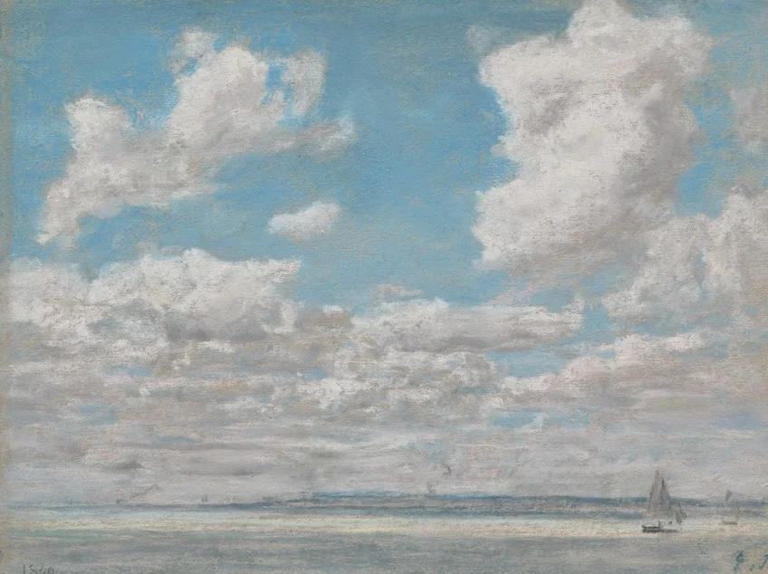 Marine au grand ciel, Eugène Boudin