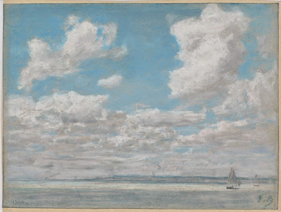 Seascape with Open Sky, Eugène Boudin