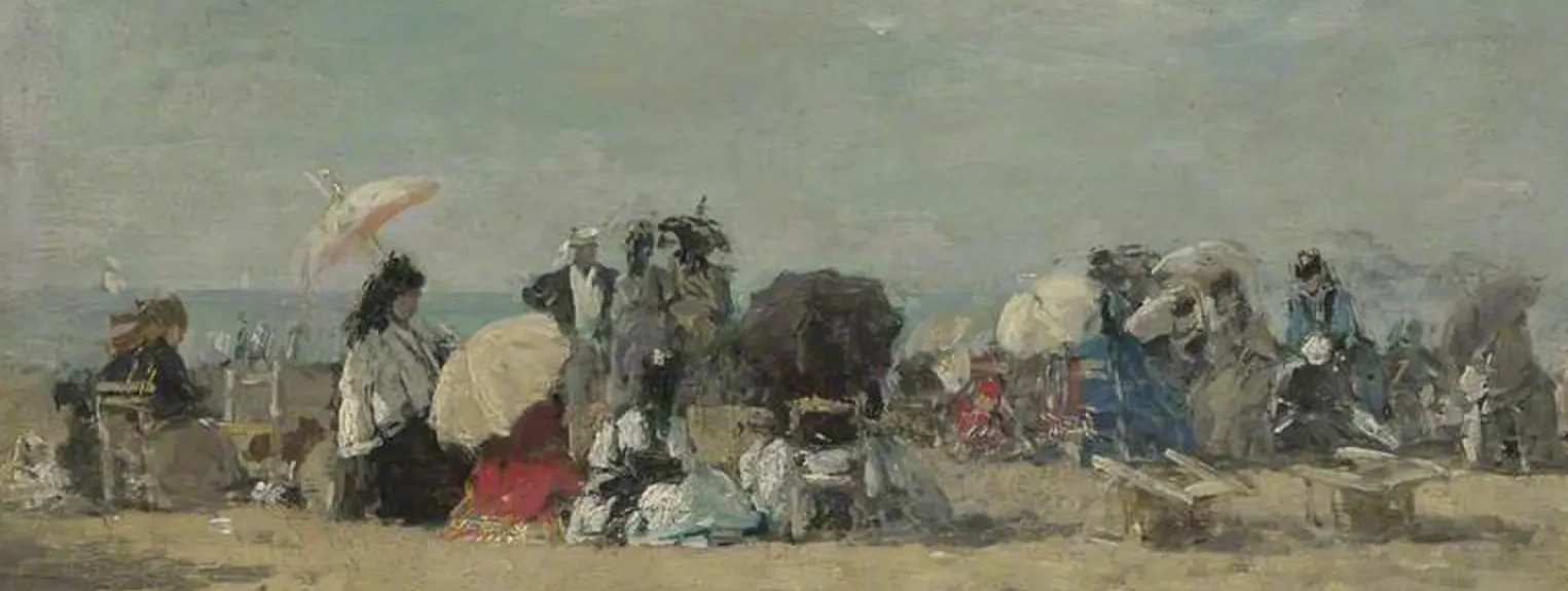 Beach Scene, Trouville, Eugène Boudin