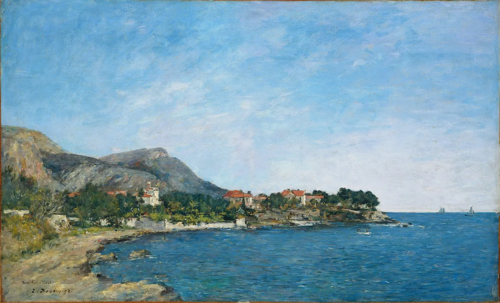 Beaulieu, La baie de Fourmis, Eugène Boudin