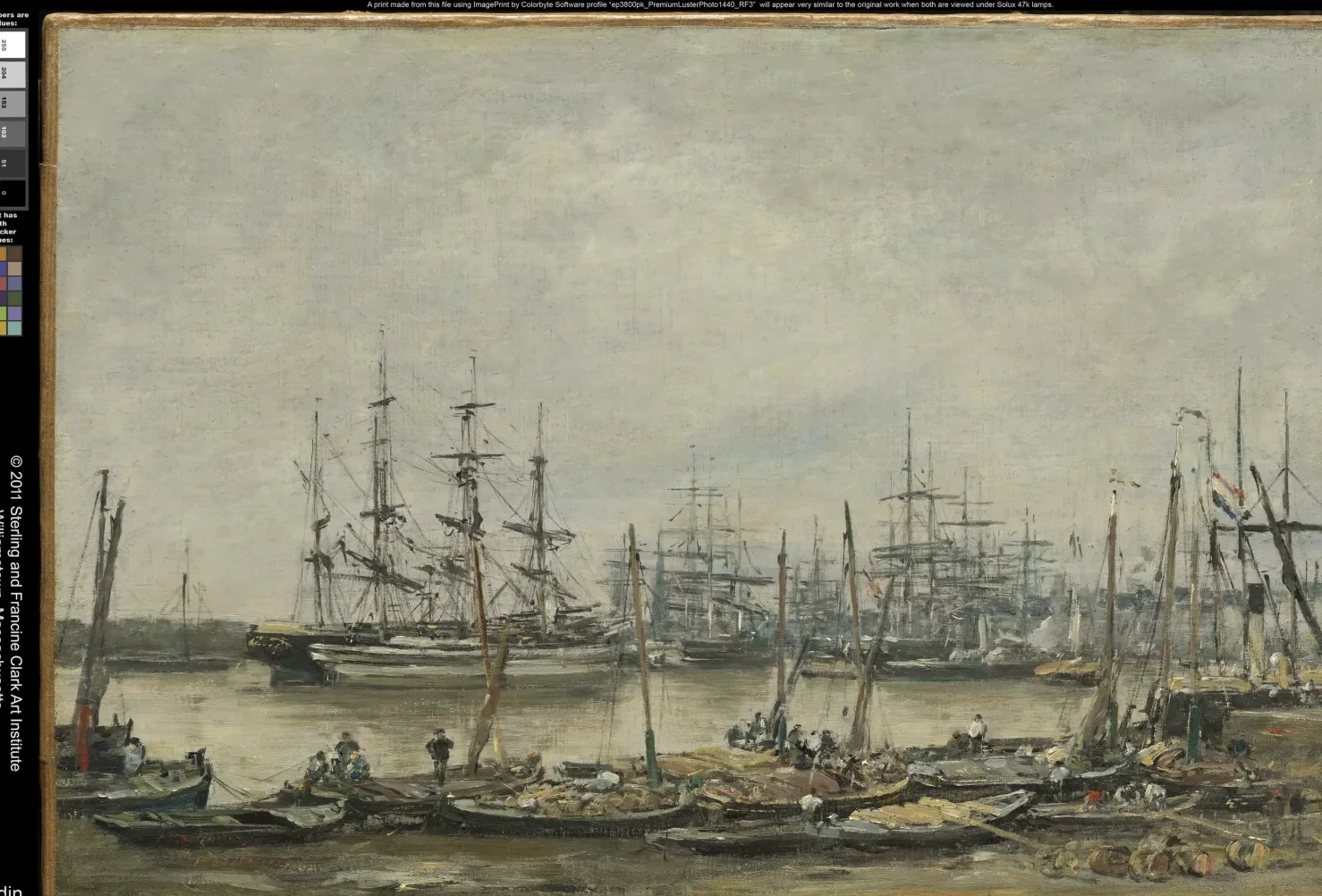 Bordeaux, the Quais, Eugène Boudin