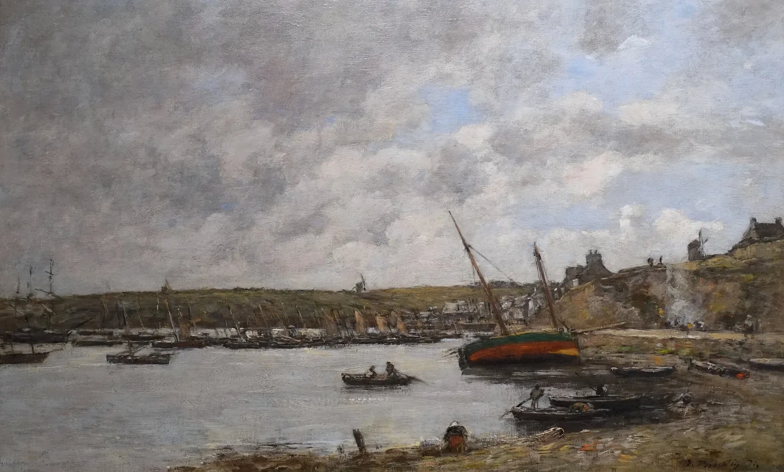 Port de Camaret, Eugène Boudin