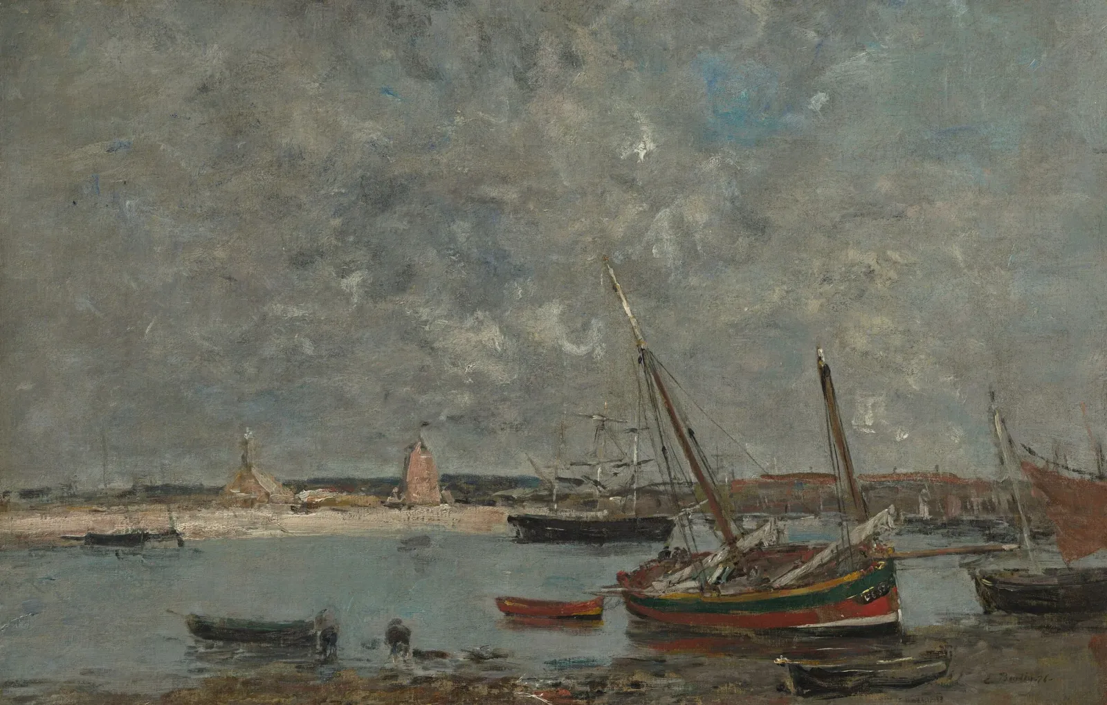 Camaret: Le Port, Eugène Boudin