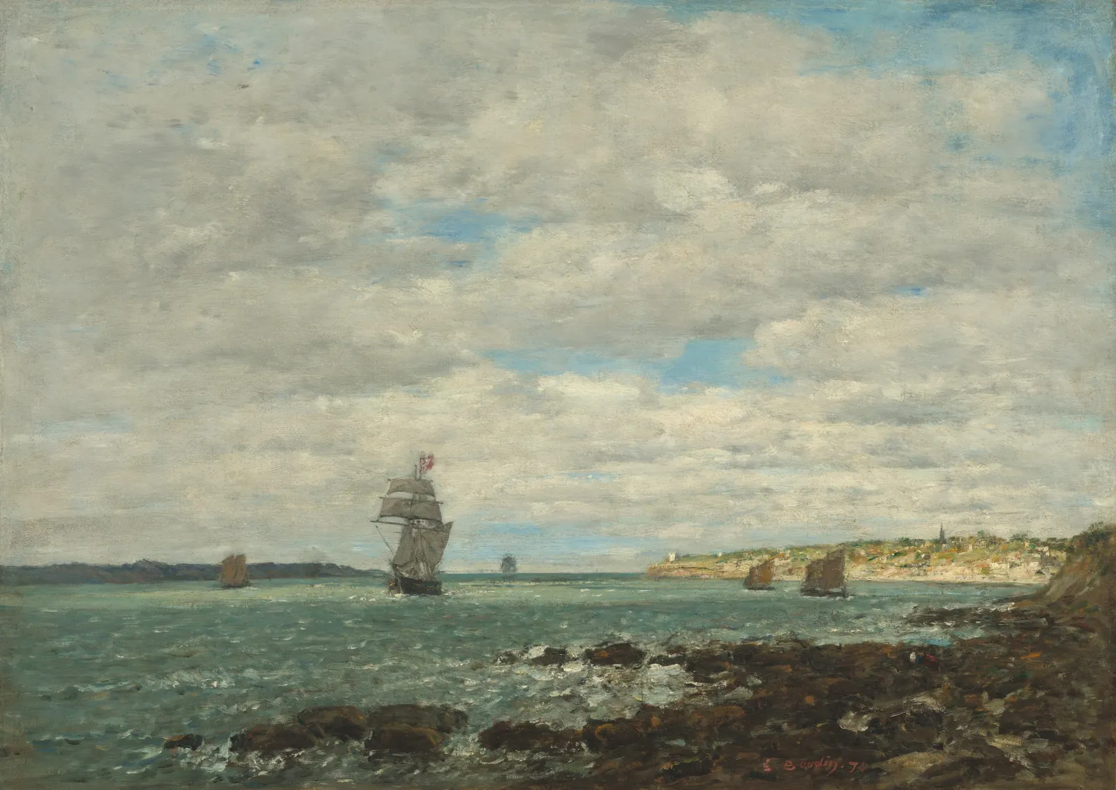 Coast of Brittany, Eugène Boudin