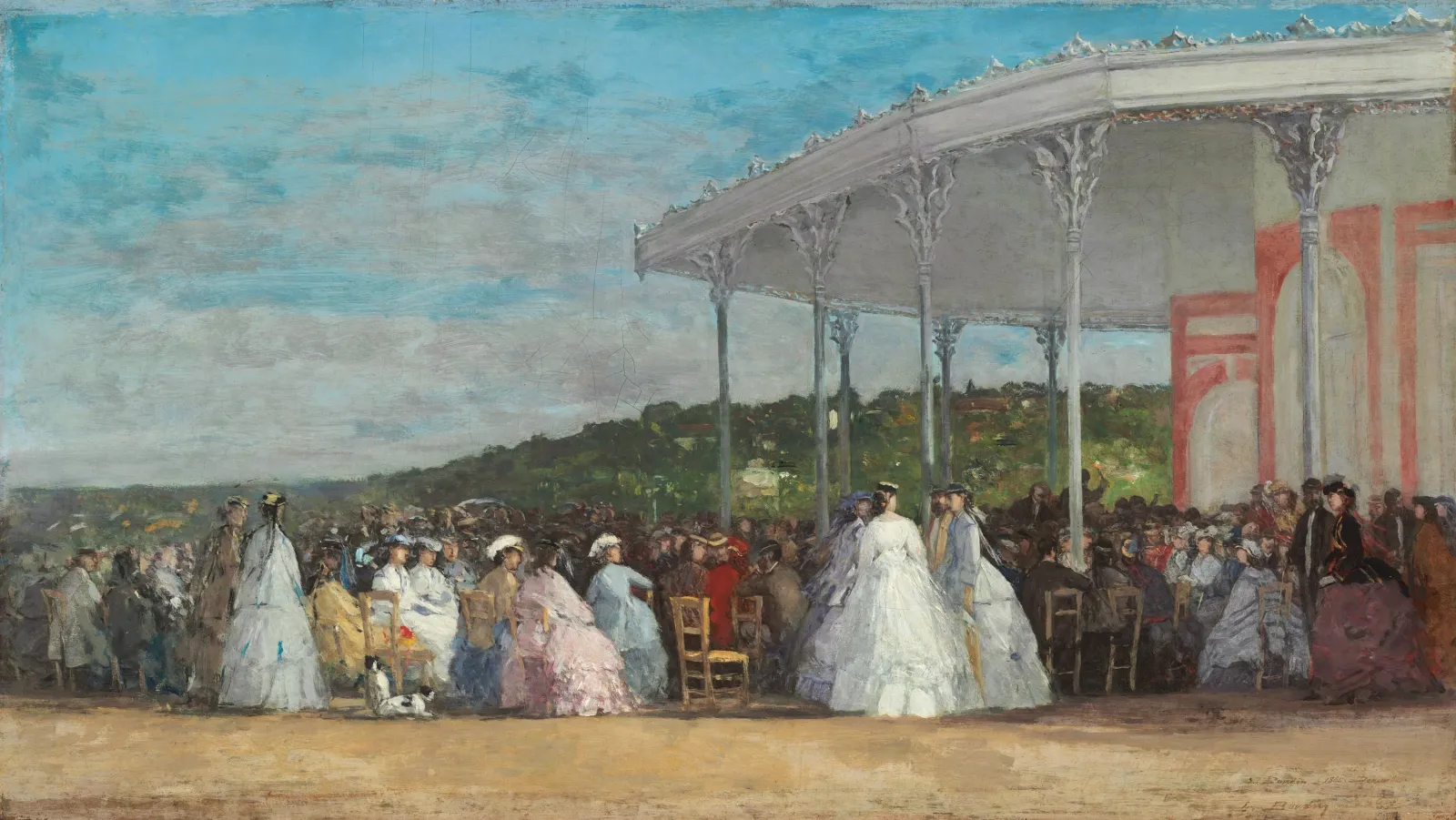 Concert at the Casino of Deauville, Eugène Boudin
