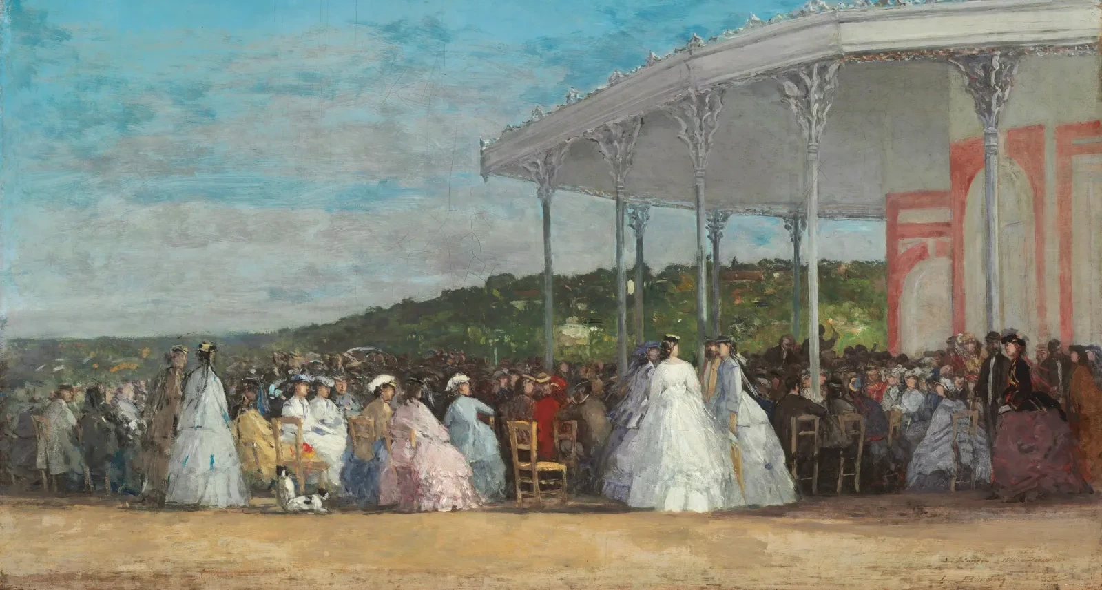 Concert at the Casino of Deauville, Eugène Boudin