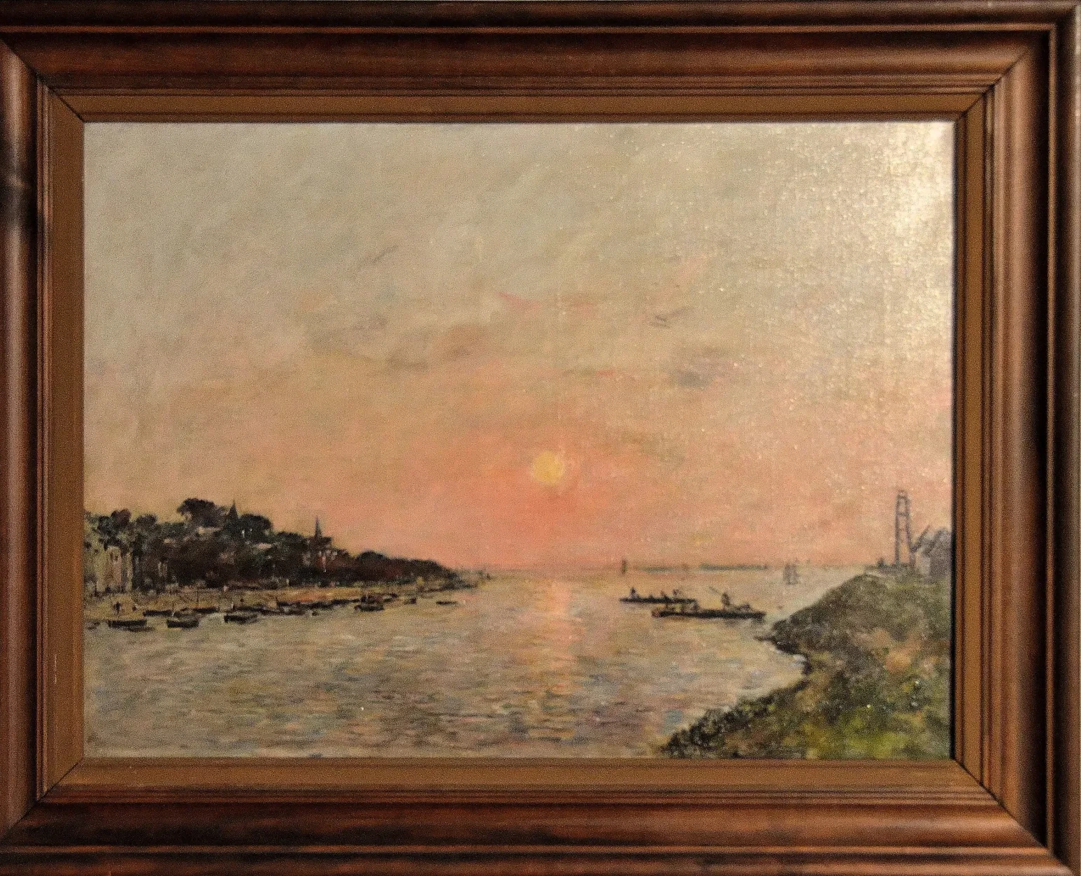 Coucher de soleil, Saint-Valéry-sur-Somme, Eugène Boudin