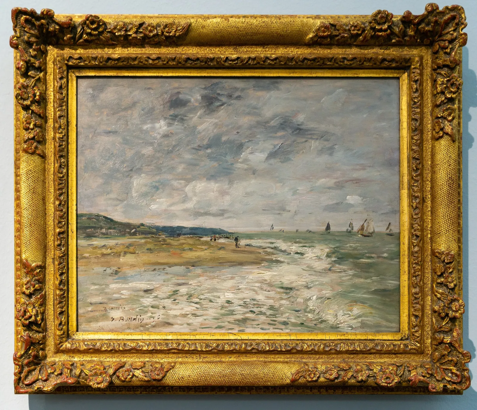 Deauville. Le rivage, Eugène Boudin