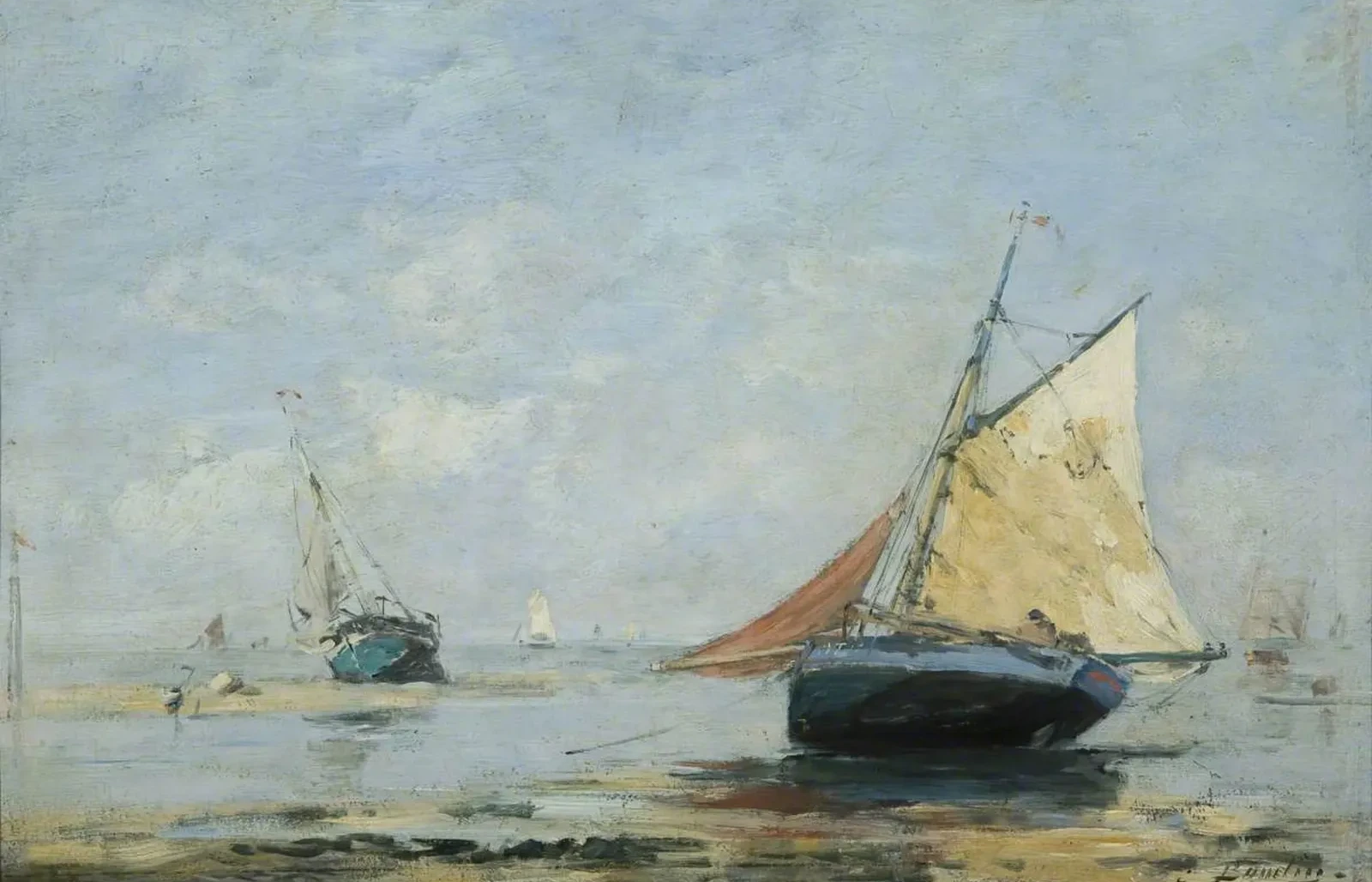 Environs de Trouville, Eugène Boudin
