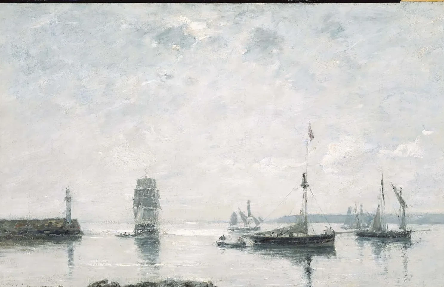 Harbor Entrance, Eugène Boudin