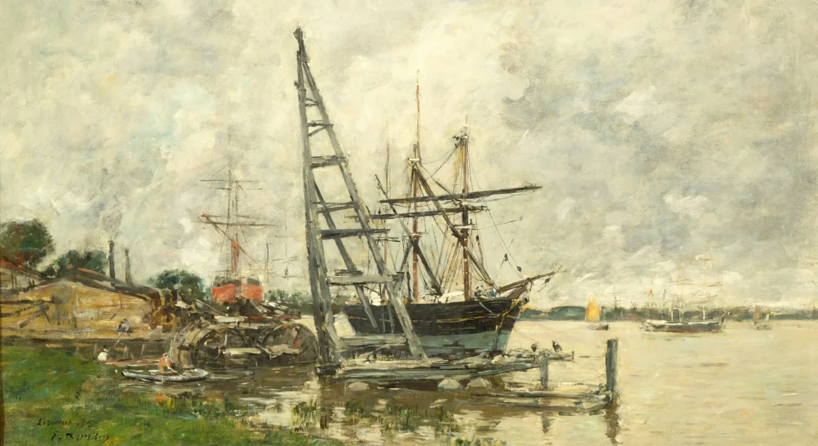 Havre de Lormont, Eugène Boudin