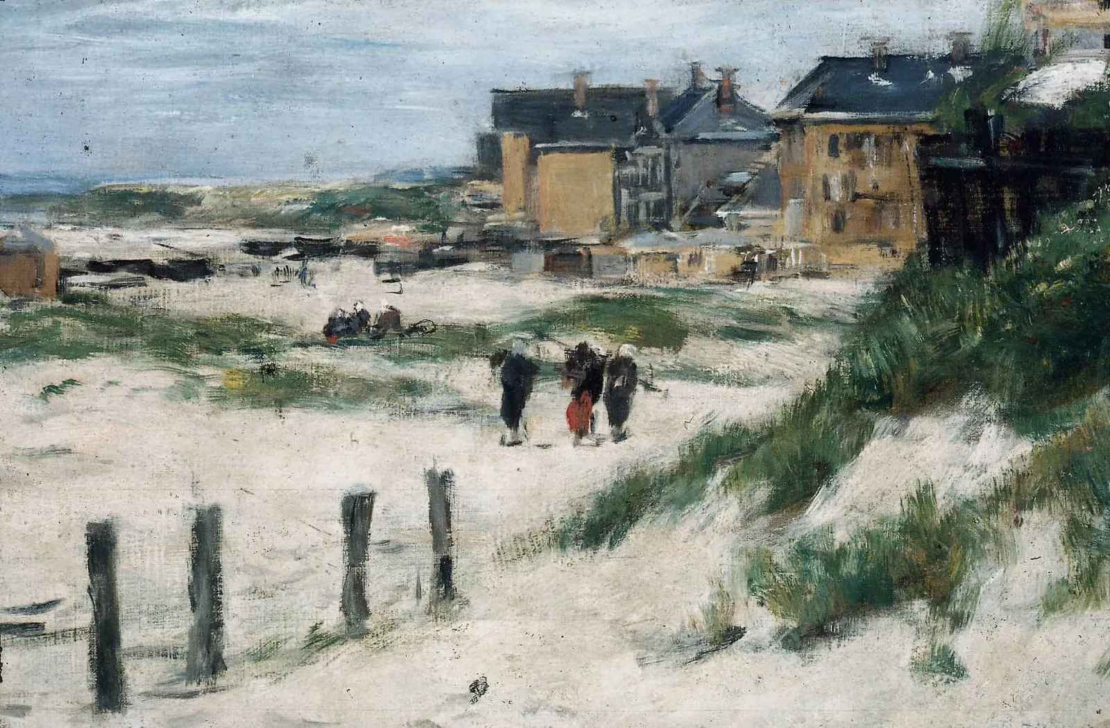 L'entrée de Berck, Eugène Boudin