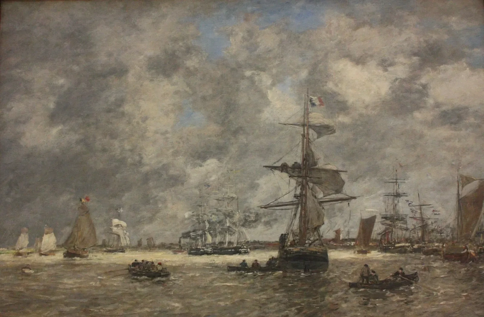 L'Escaut à Anvers, Eugène Boudin