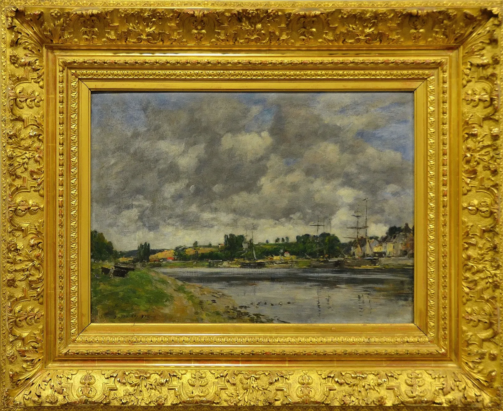 L'estuaire de la Somme à Saint-Valéry-sur-Somme, Eugène Boudin