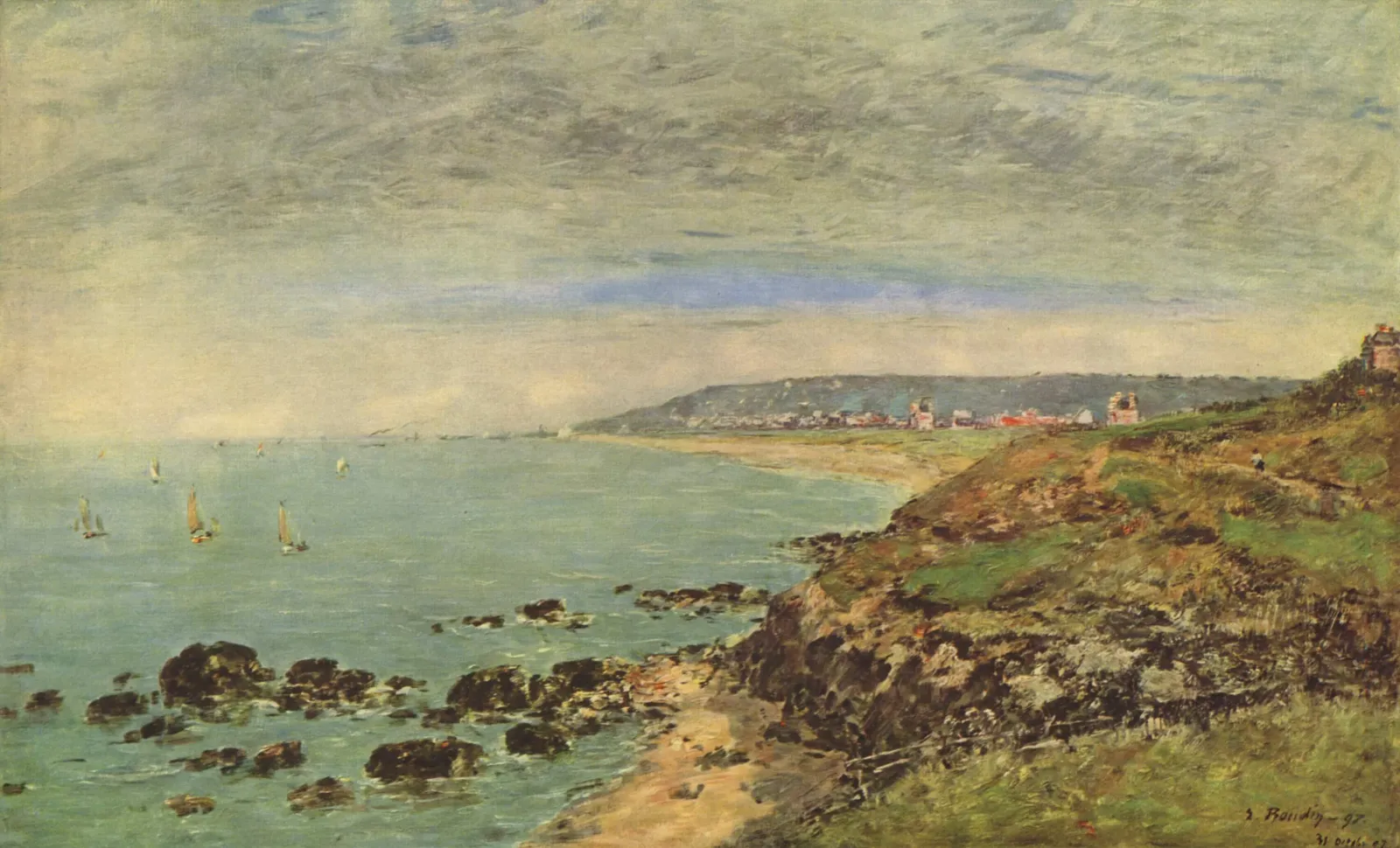 La côte atlantique près de Benerville, Eugène Boudin