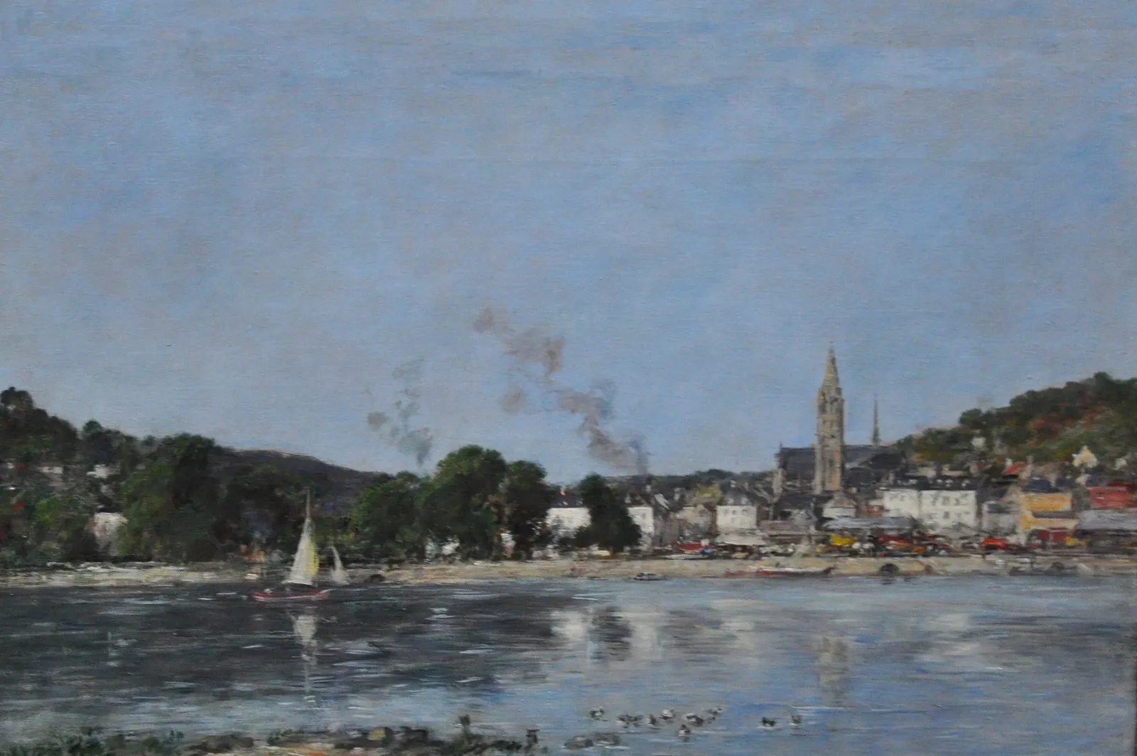 La Seine, Caudebec-en-Caux, Eugène Boudin