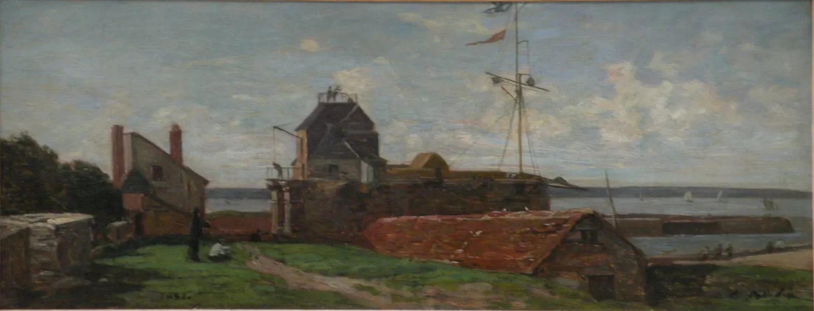 La Tour François Ier au Havre, Eugène Boudin