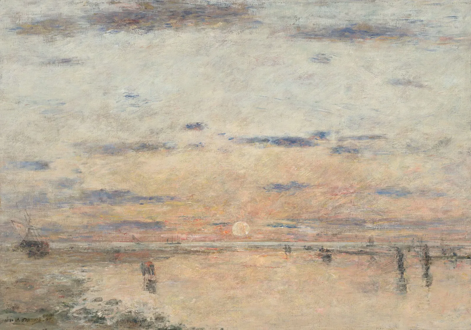 Le Havre: Sunset on the Sea, Eugène Boudin