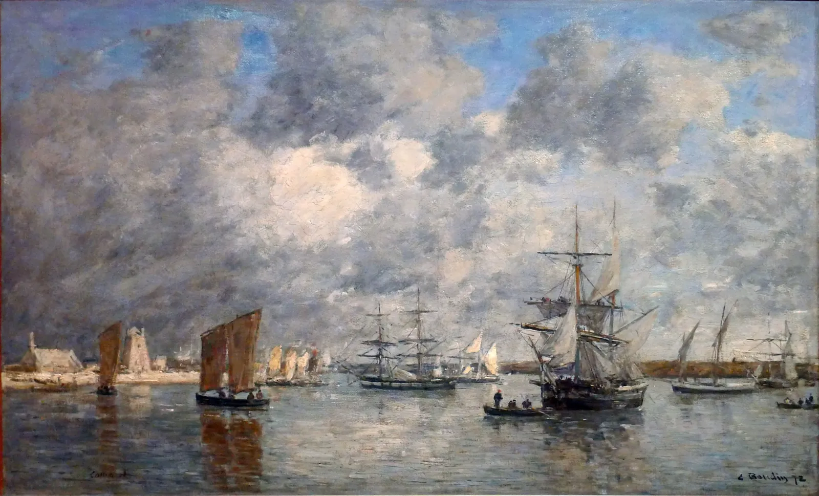 Le port de Camaret, Eugène Boudin