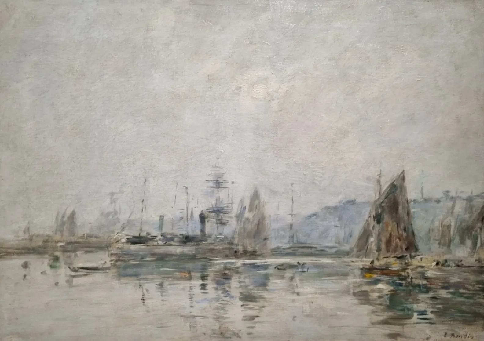 Le port de Honfleur, Eugène Boudin