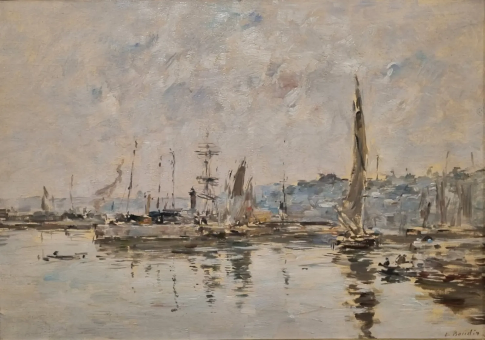 Le port de Honfleur, Eugène Boudin