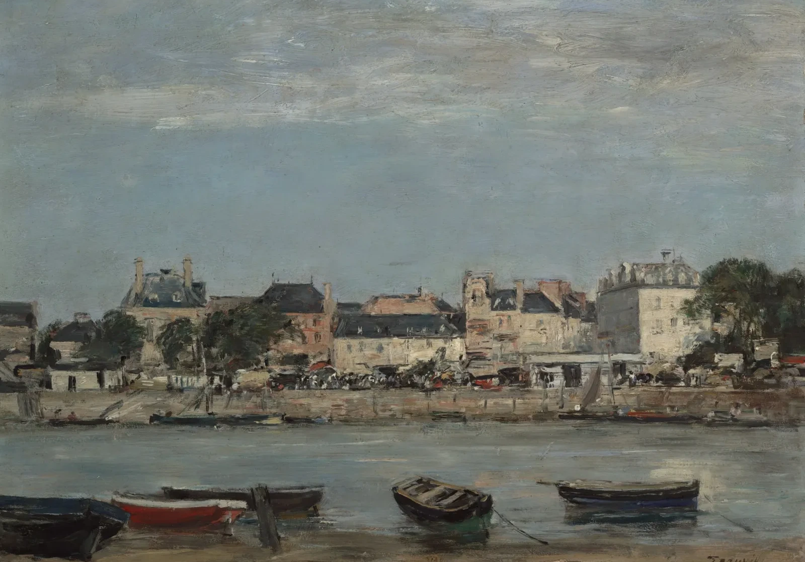 Le port de Trouville, Eugène Boudin