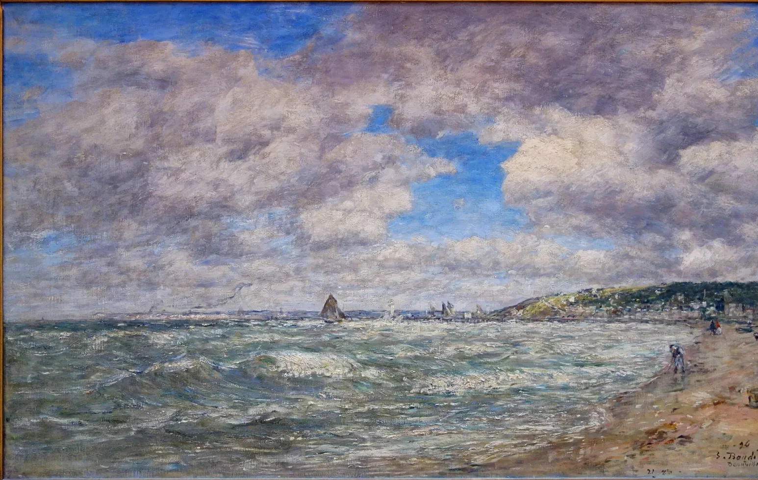 Le Rivage de Deauville, Eugène Boudin
