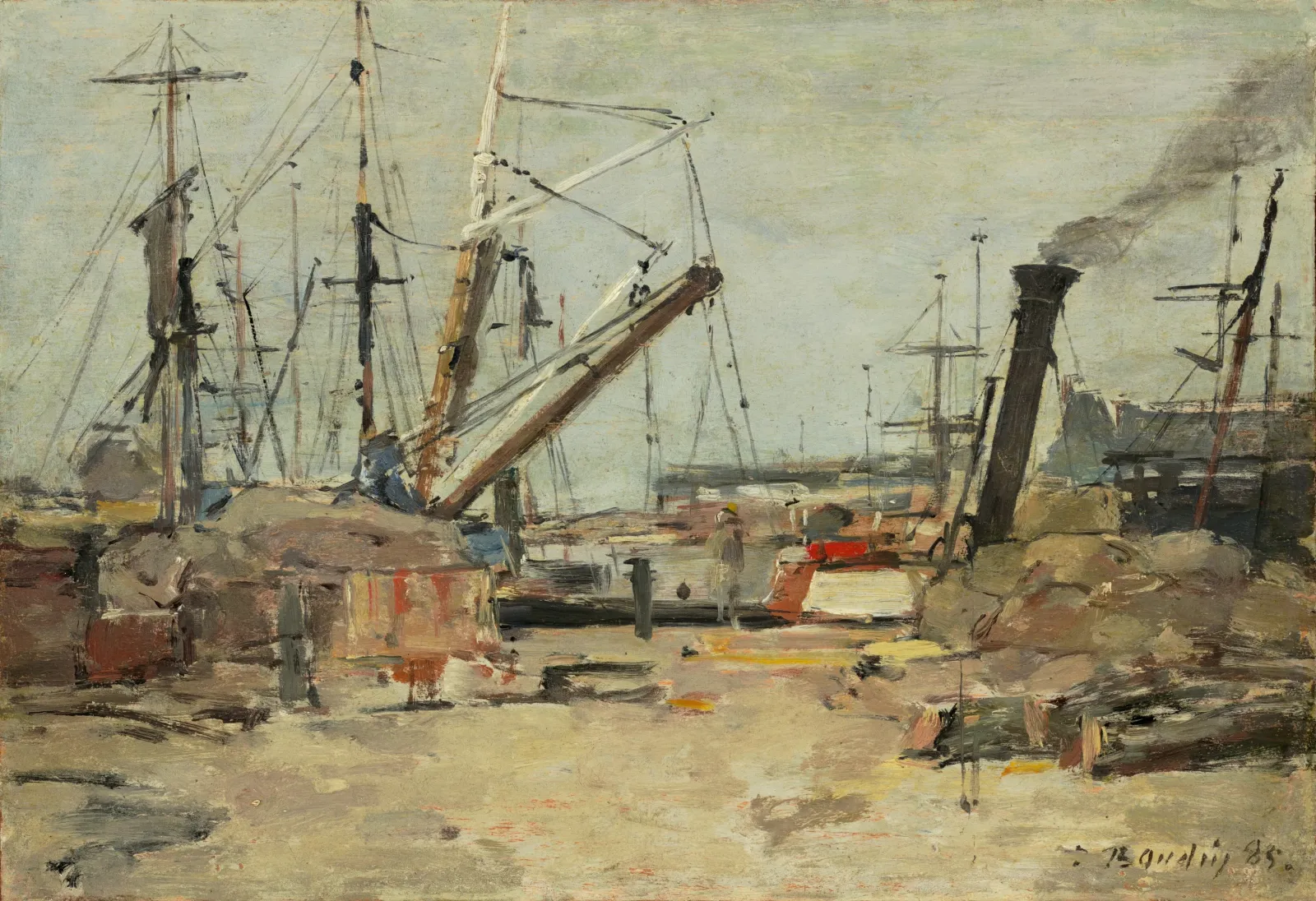 Les chalutiers, Eugène Boudin
