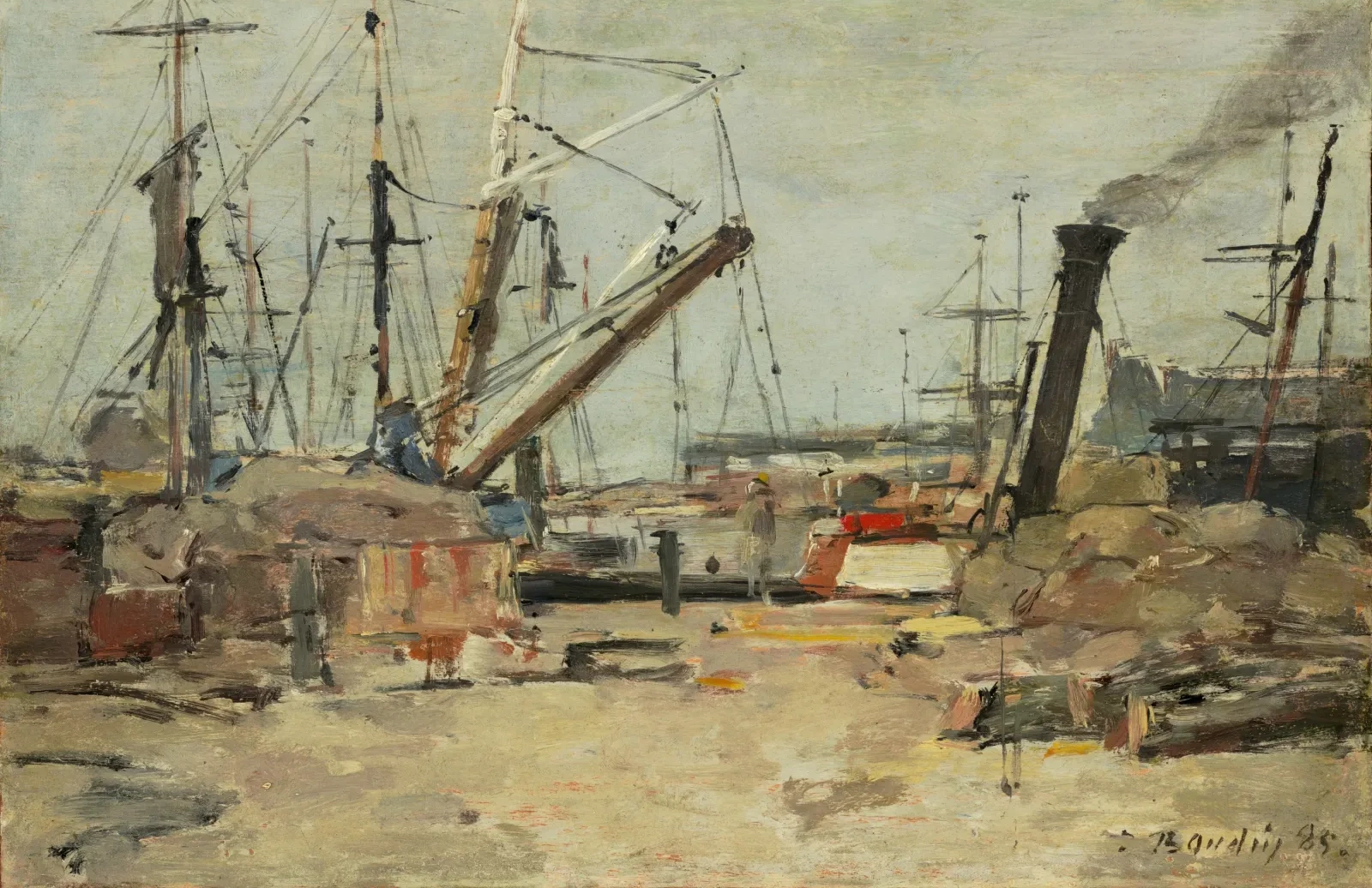 Les chalutiers, Eugène Boudin